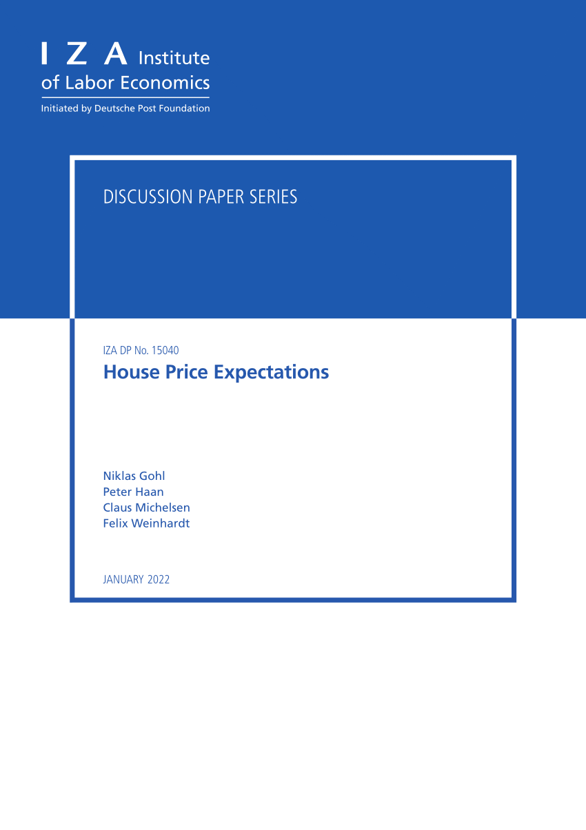 (PDF) House Price Expectations