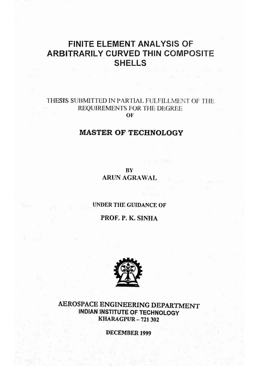 m tech thesis on composite materials pdf
