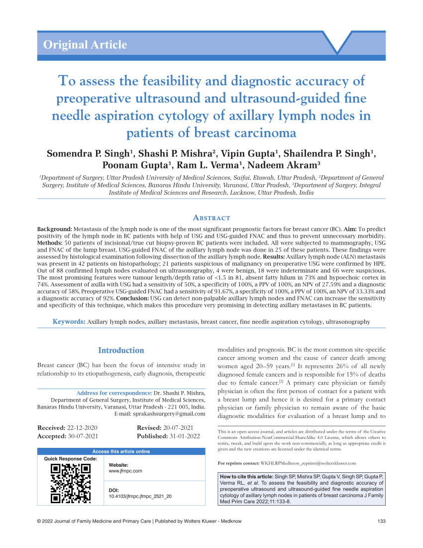 Pdf To Assess The Feasibility And Diagnostic Accuracy Of Preoperative Ultrasound And 