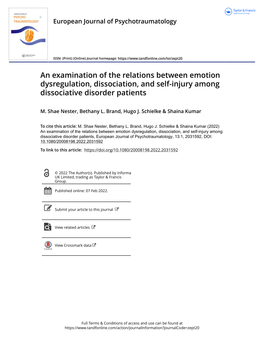 Understanding Dissociative Identity Disorder through the 'Community' of  Ella