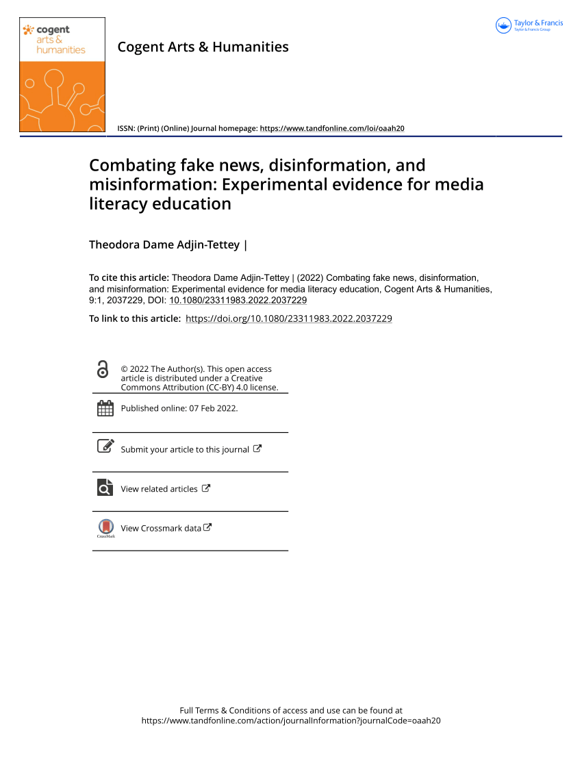 Resisting disinfodemic: media and information literacy for