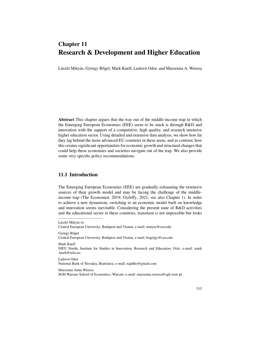 importance of research in higher education pdf