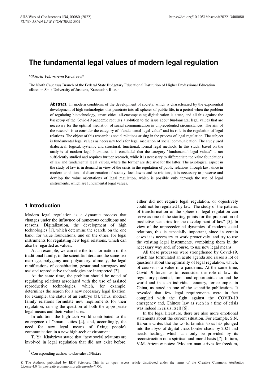 pdf-the-fundamental-legal-values-of-modern-legal-regulation