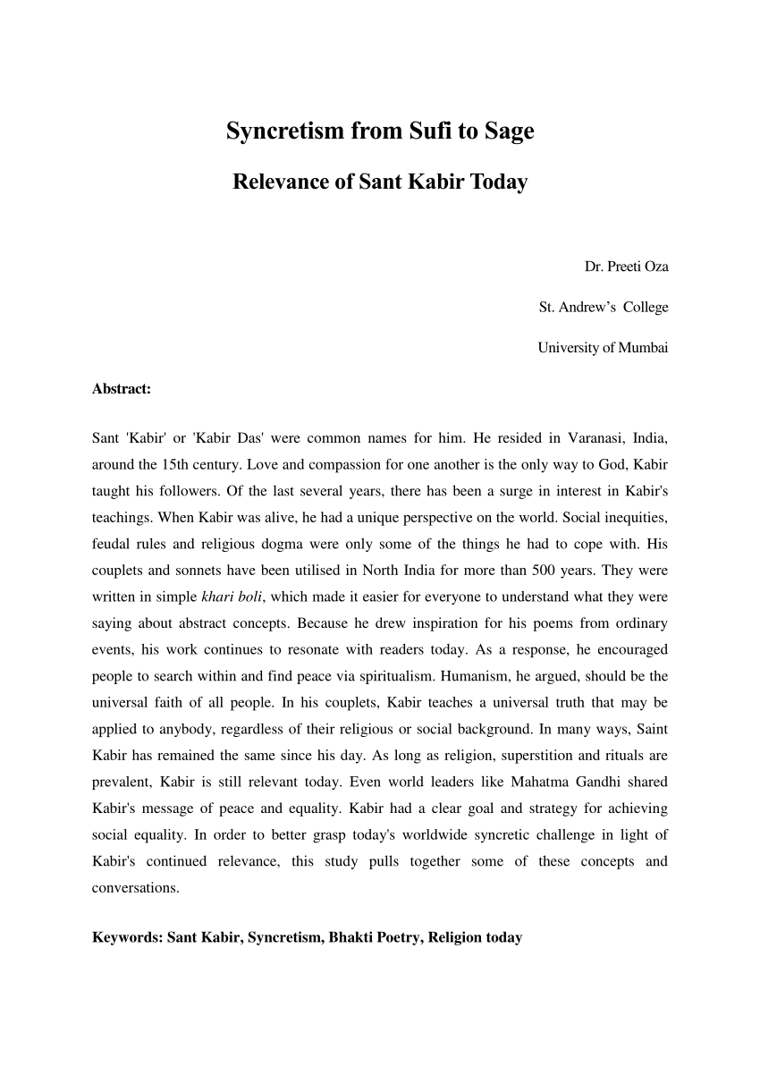 conclusion of bhakti movement