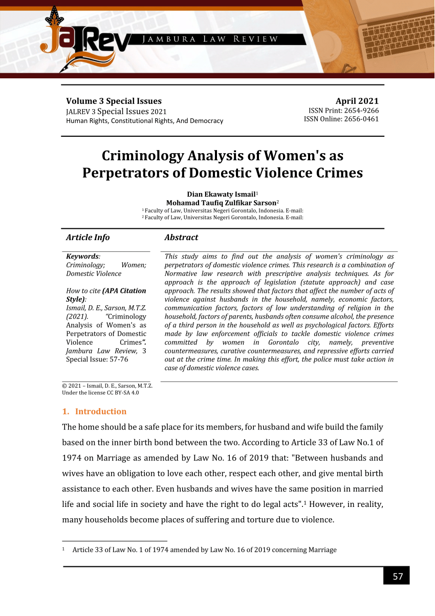 criminology dissertation ideas on domestic violence