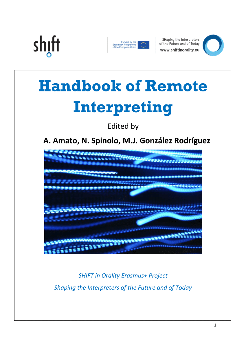 PDF) Linguistic, paralinguistic and kinetic features in remote interpreting