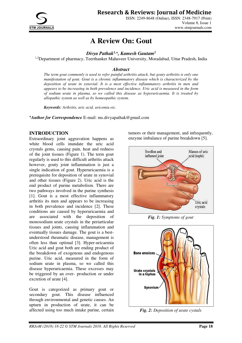 case study on gout