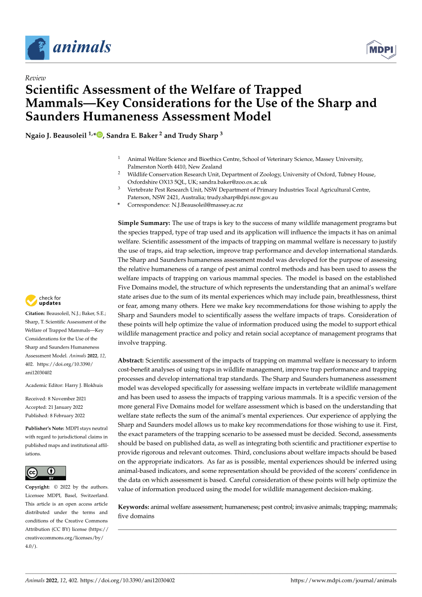 https://i1.rgstatic.net/publication/358643995_Scientific_Assessment_of_the_Welfare_of_Trapped_Mammals-Key_Considerations_for_the_Use_of_the_Sharp_and_Saunders_Humaneness_Assessment_Model/links/62111aa808bee946f38eb8c1/largepreview.png