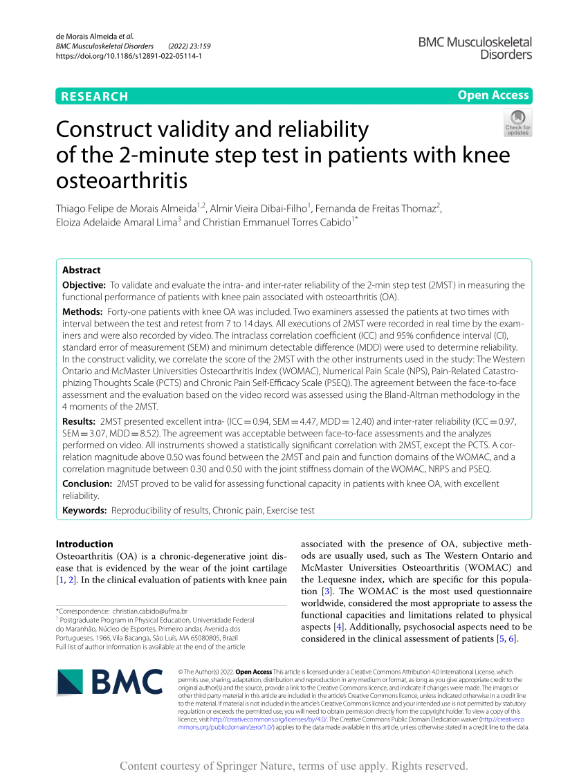 Evaluating Physical Limitations Associated With No Space, Article