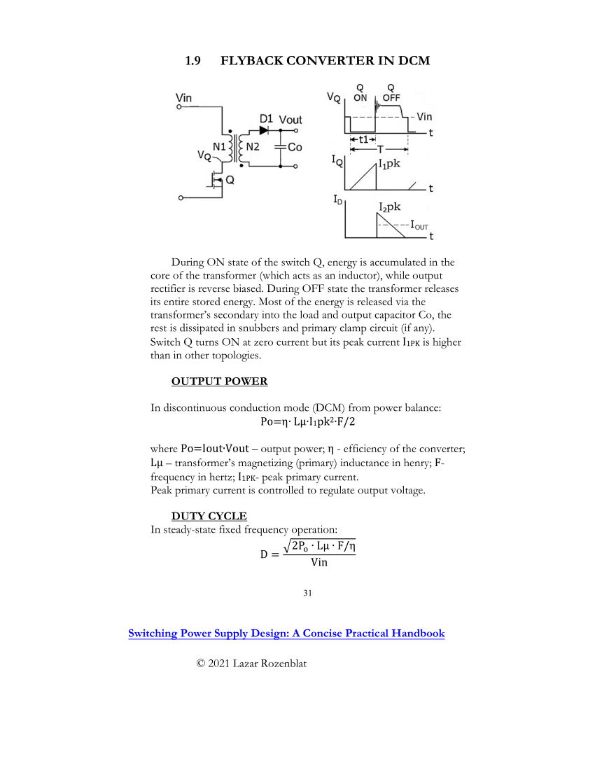 (PDF) Switching Power Supply Design A Concise Practical Handbook