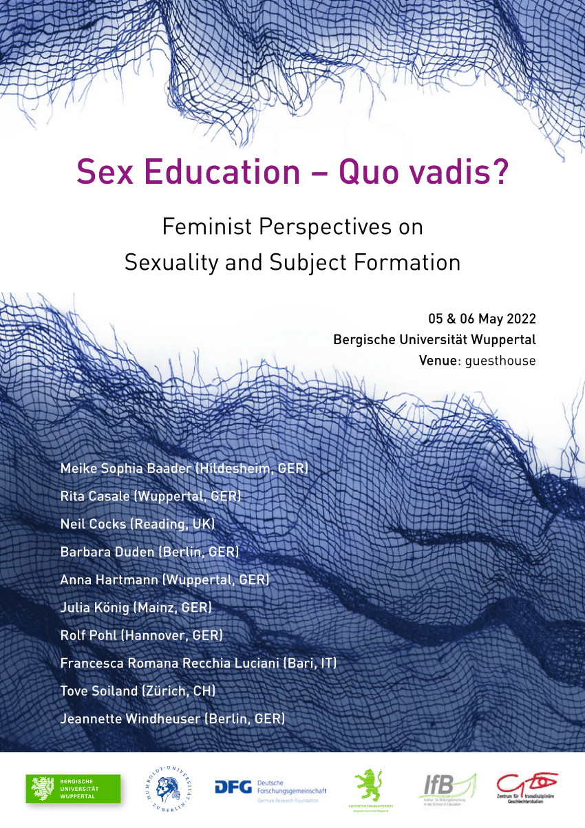 Pdf Sex Education Quo Vadis Feminist Perspectives On Sexuality And