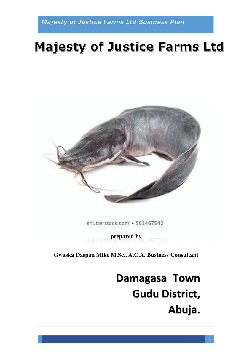 fish farming business plan pdf download