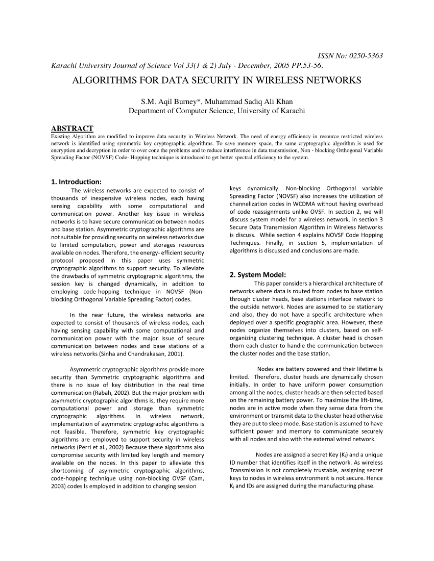 pdf-algorithms-for-data-security-in-wireless-networks