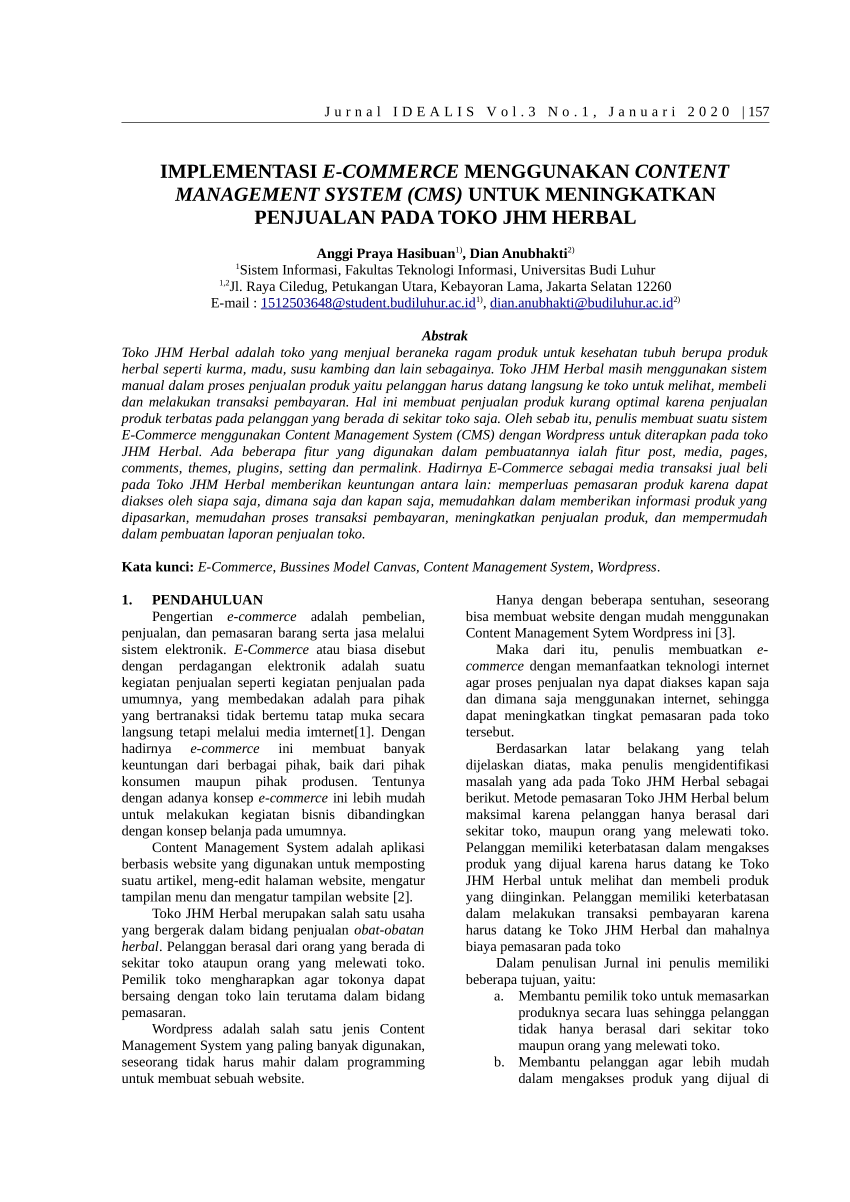 Pdf Implementasi E Commerce Menggunakan Content Management System Cms Untuk Meningkatkan 9728