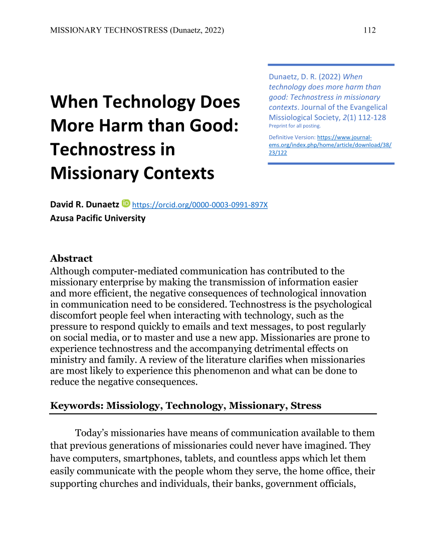 argumentative essay on technology does more harm than good