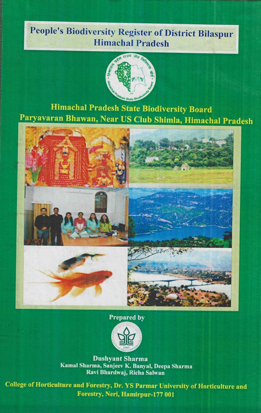 (PDF) People's Biodiversity Register, District Bilaspur, H.P.