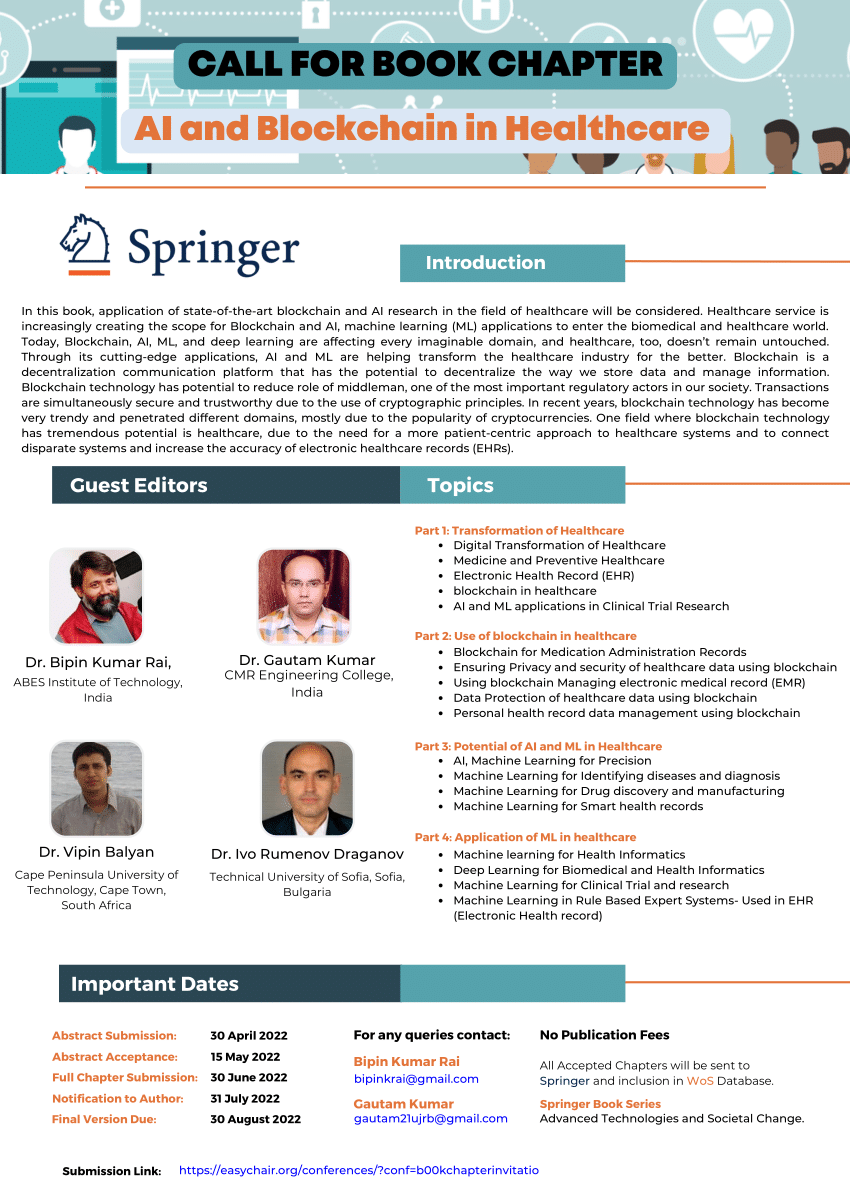 (PDF) Springer CALL FOR BOOK CHAPTER