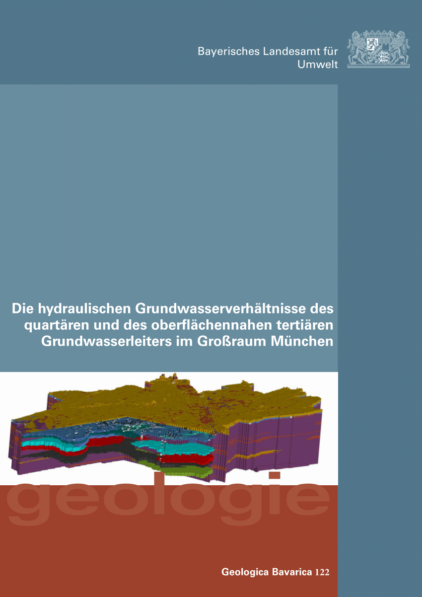 PDF) Geologica Bavarica Band 122: Die hydraulischen