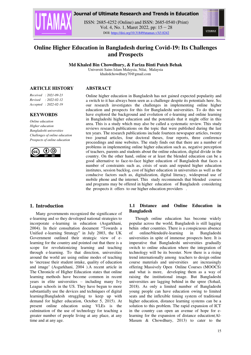 challenges of higher education in bangladesh paragraph