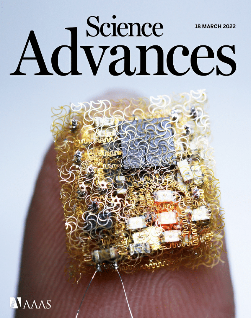 PDF) Highly-integrated, miniaturized, stretchable electronic 