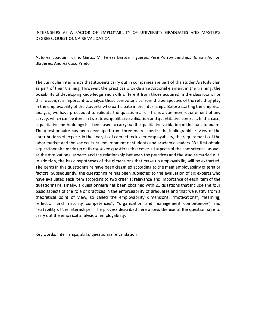 thesis about employability of graduates