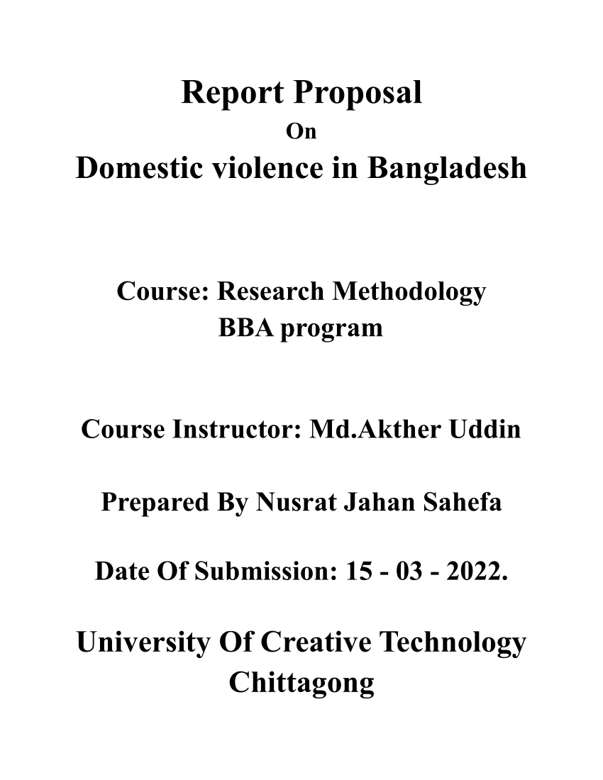 research paper on domestic violence in bangladesh
