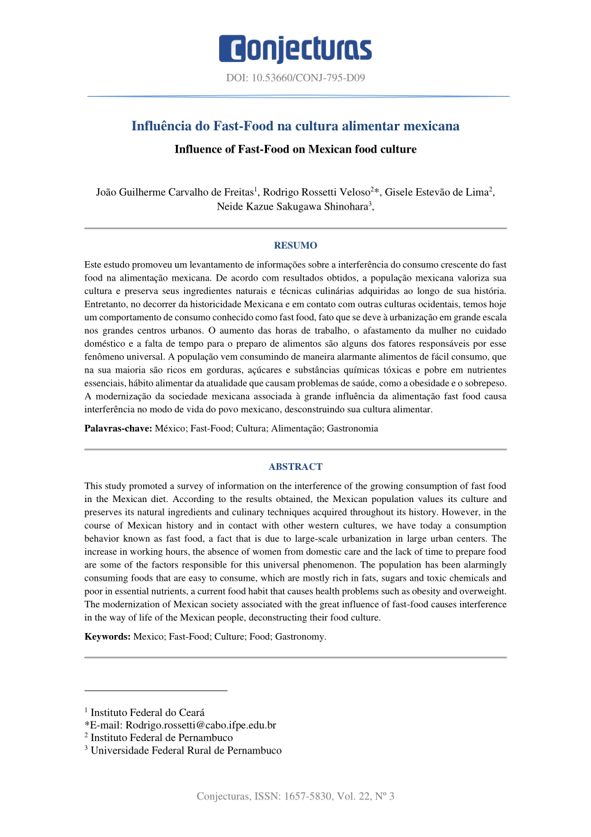 PDF) A INFLUÊNCIA DO AMBIENTE DE MARCA NO PROCESSO DE CONSUMO: ESTUDO DE  CASO EM UMA REDE DE FAST FOOD