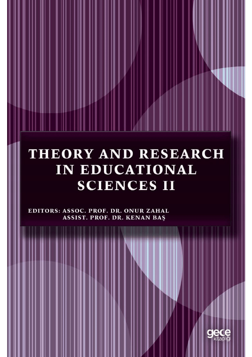 academic research in educational sciences volume 2