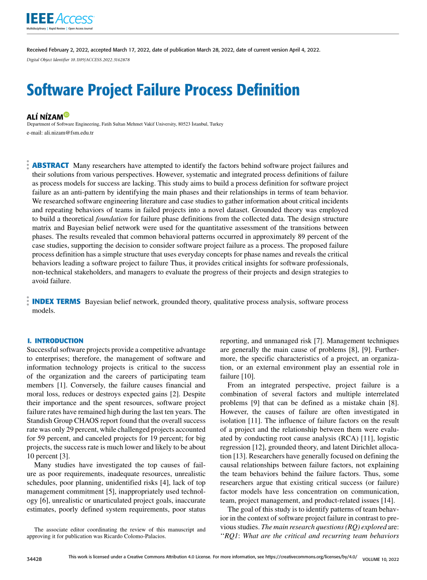 software project failure case study