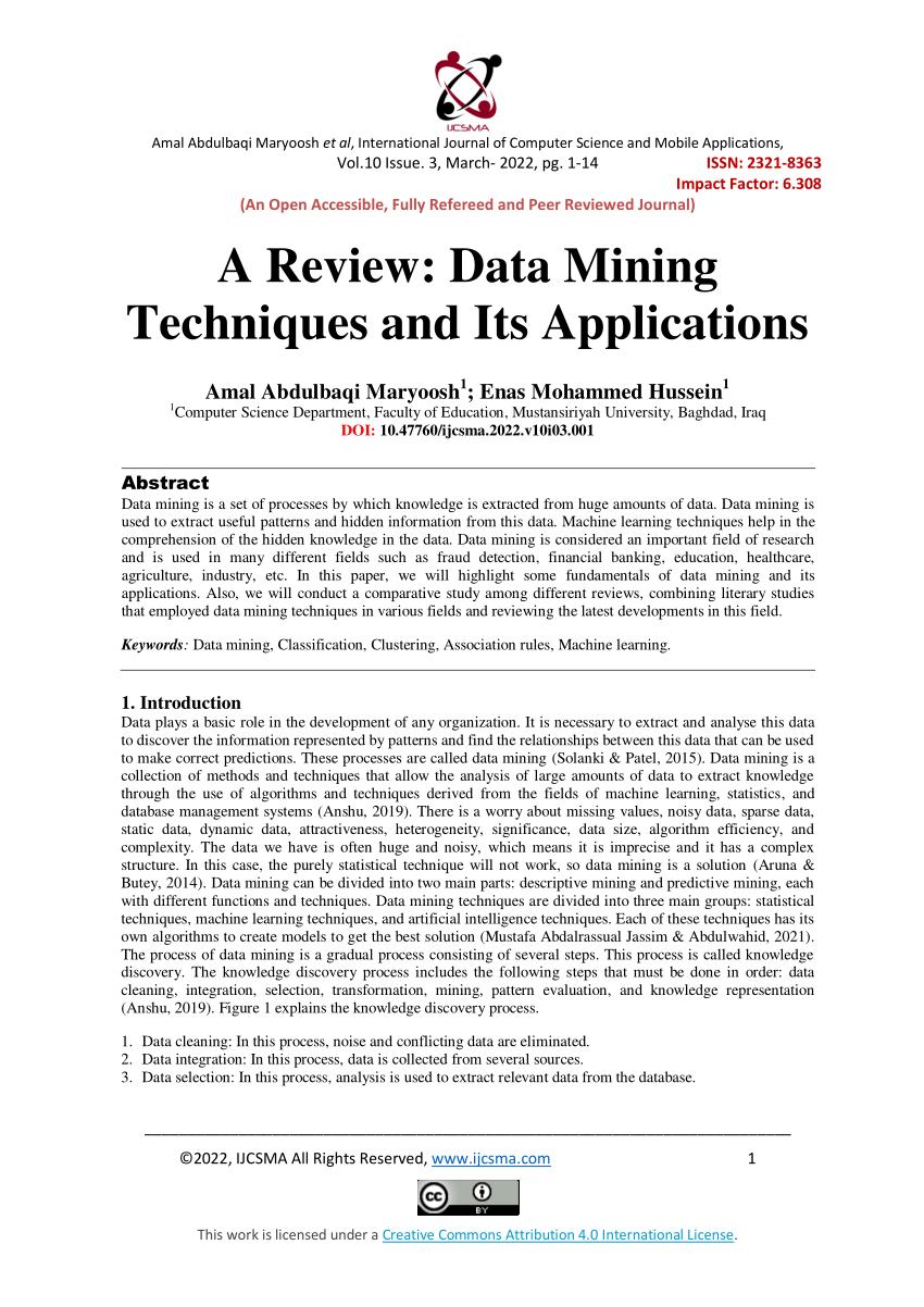 are research papers data mining