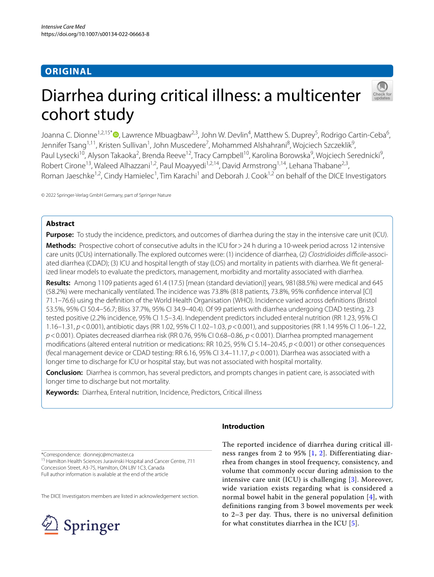 sample case study for diarrhea