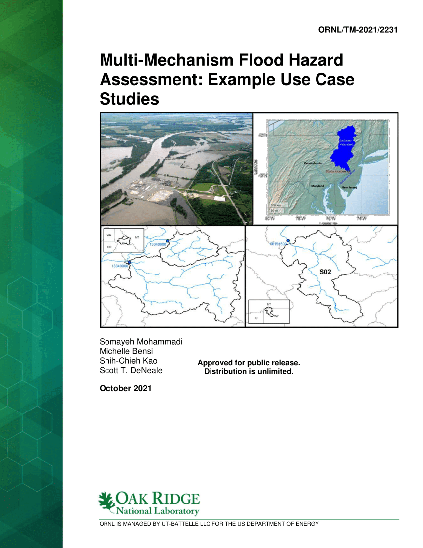 (PDF) Compound flood hazard assessment, example use case studies