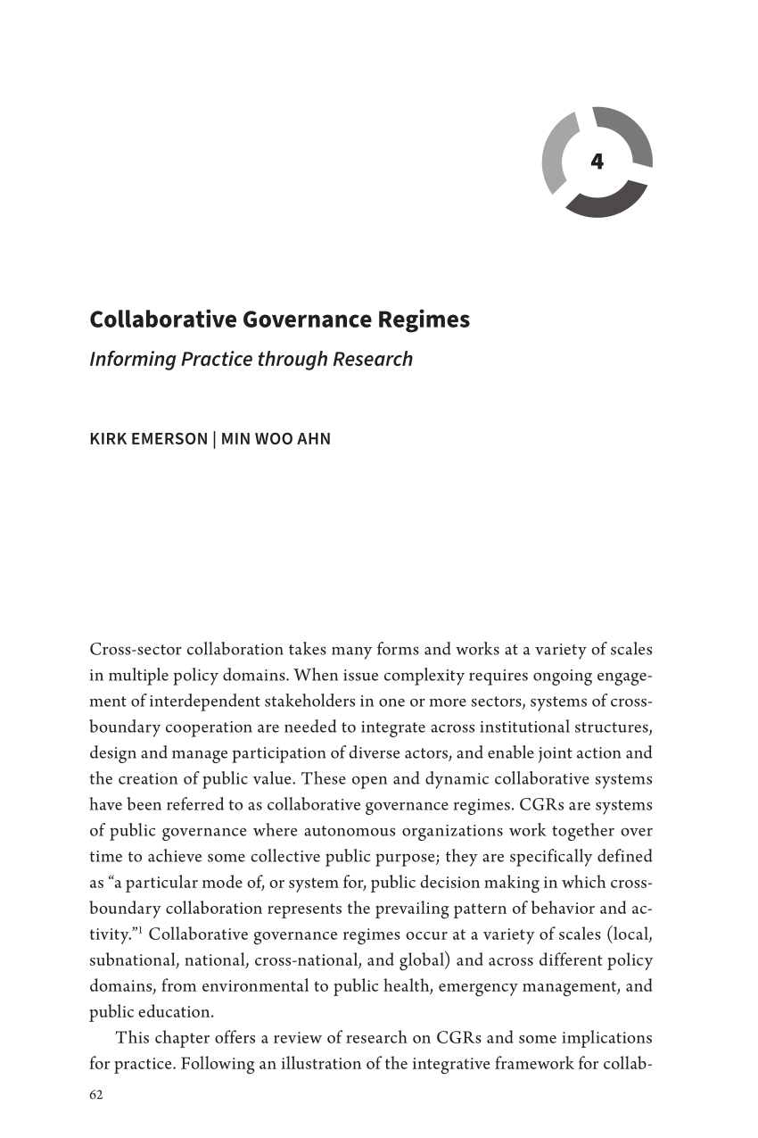 research in governance pdf