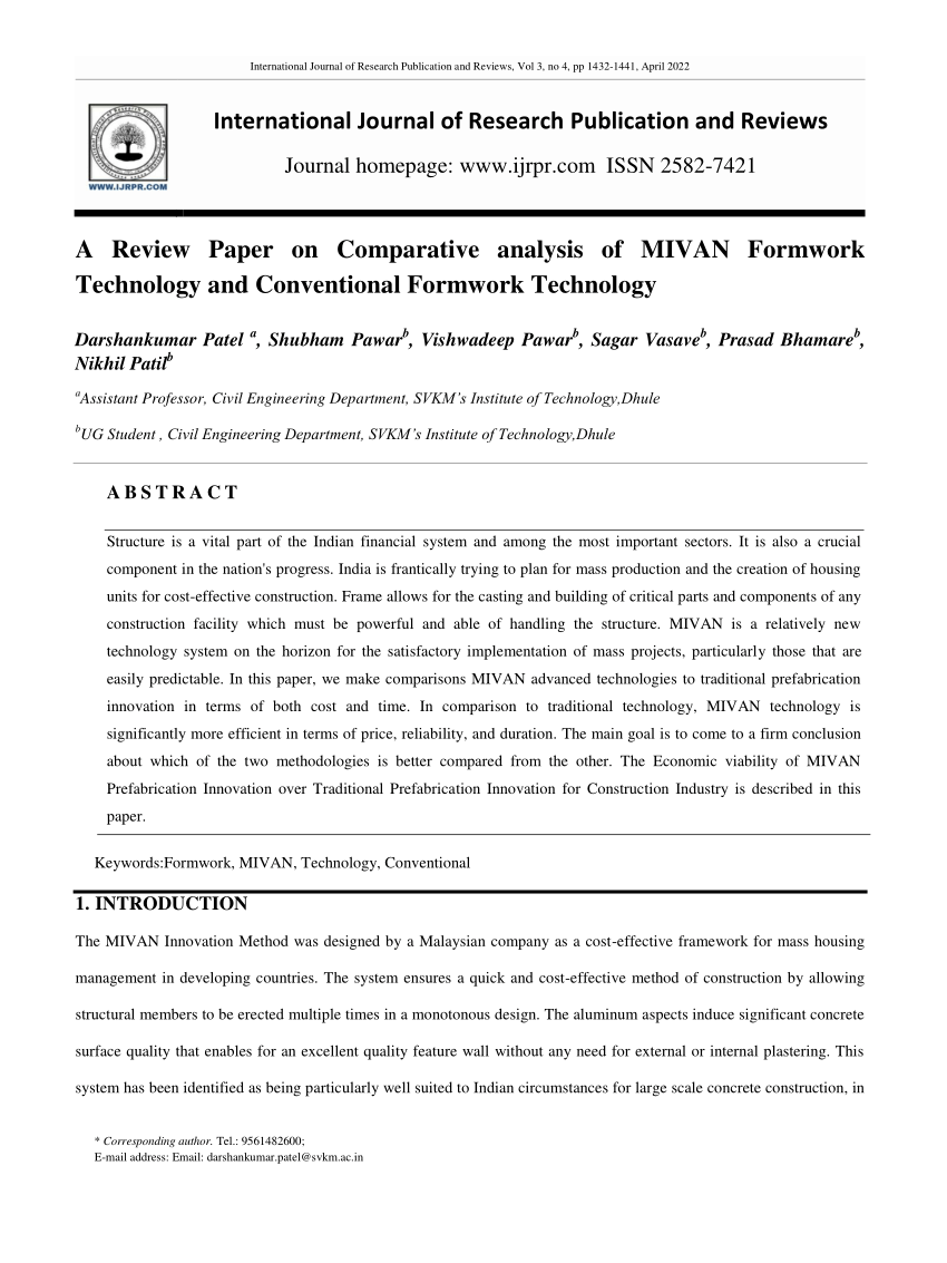 mivan technology research paper
