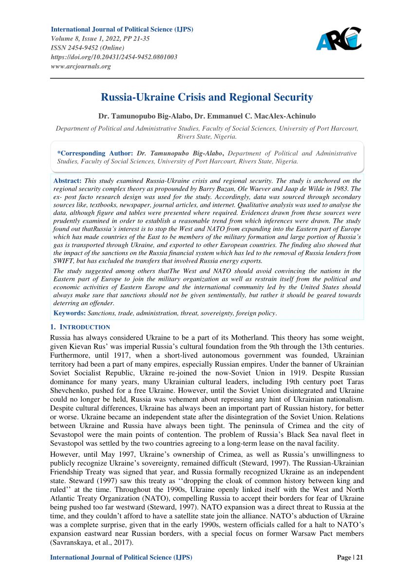 russia-ukraine conflict summary 2020 pdf