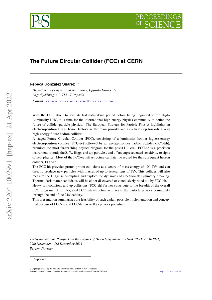 FCC-ee: The Lepton Collider  The European Physical Journal