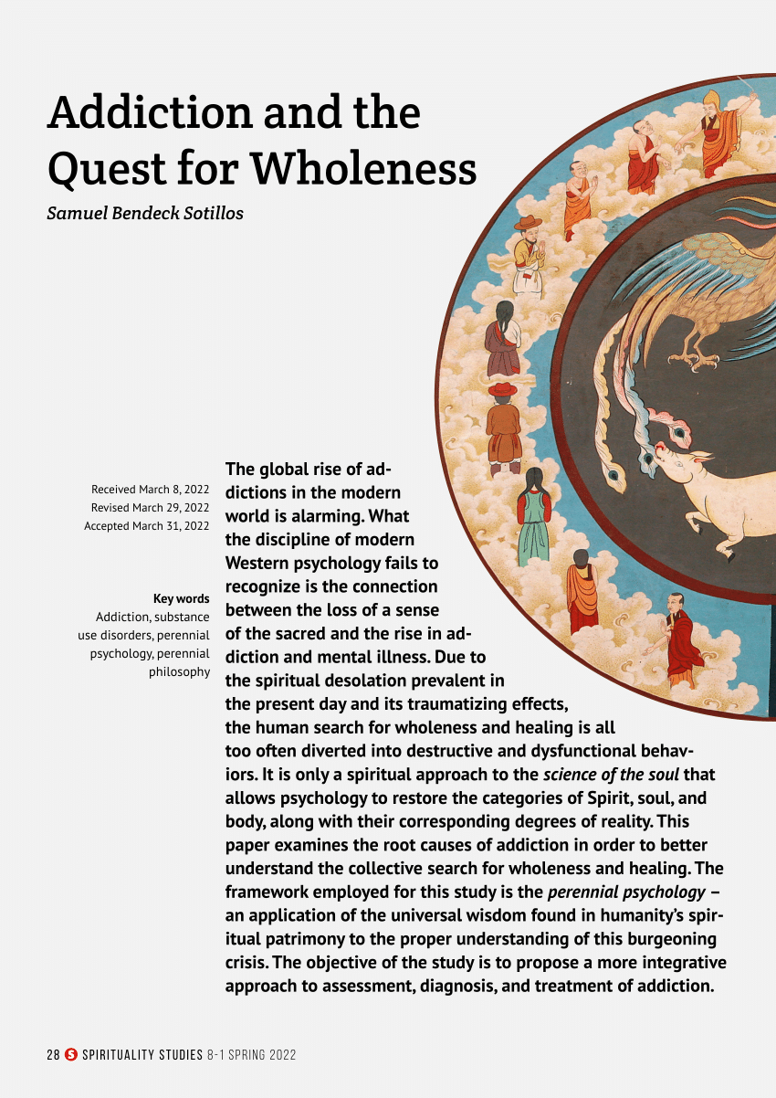 PDF) Addiction and the Quest for Wholeness