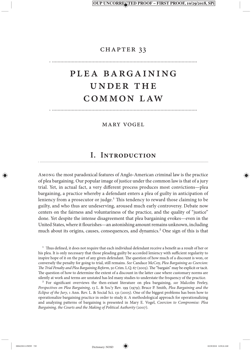 pros and cons of plea bargaining essay