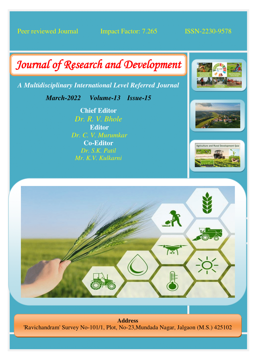 (PDF) Co-Operative Farming In Nagaland Problems And Prospects