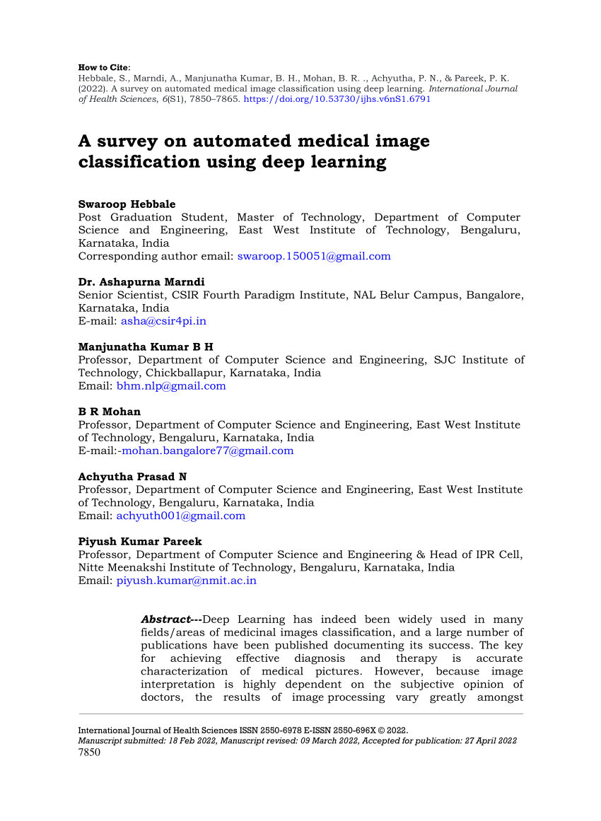 research paper on image classification