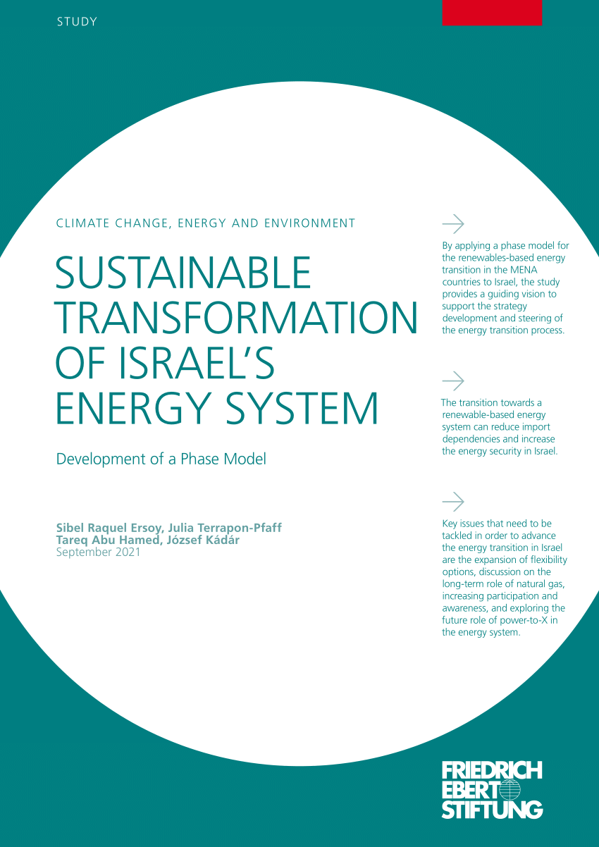 PDF) Sustainable Transformation of Israel's Energy System