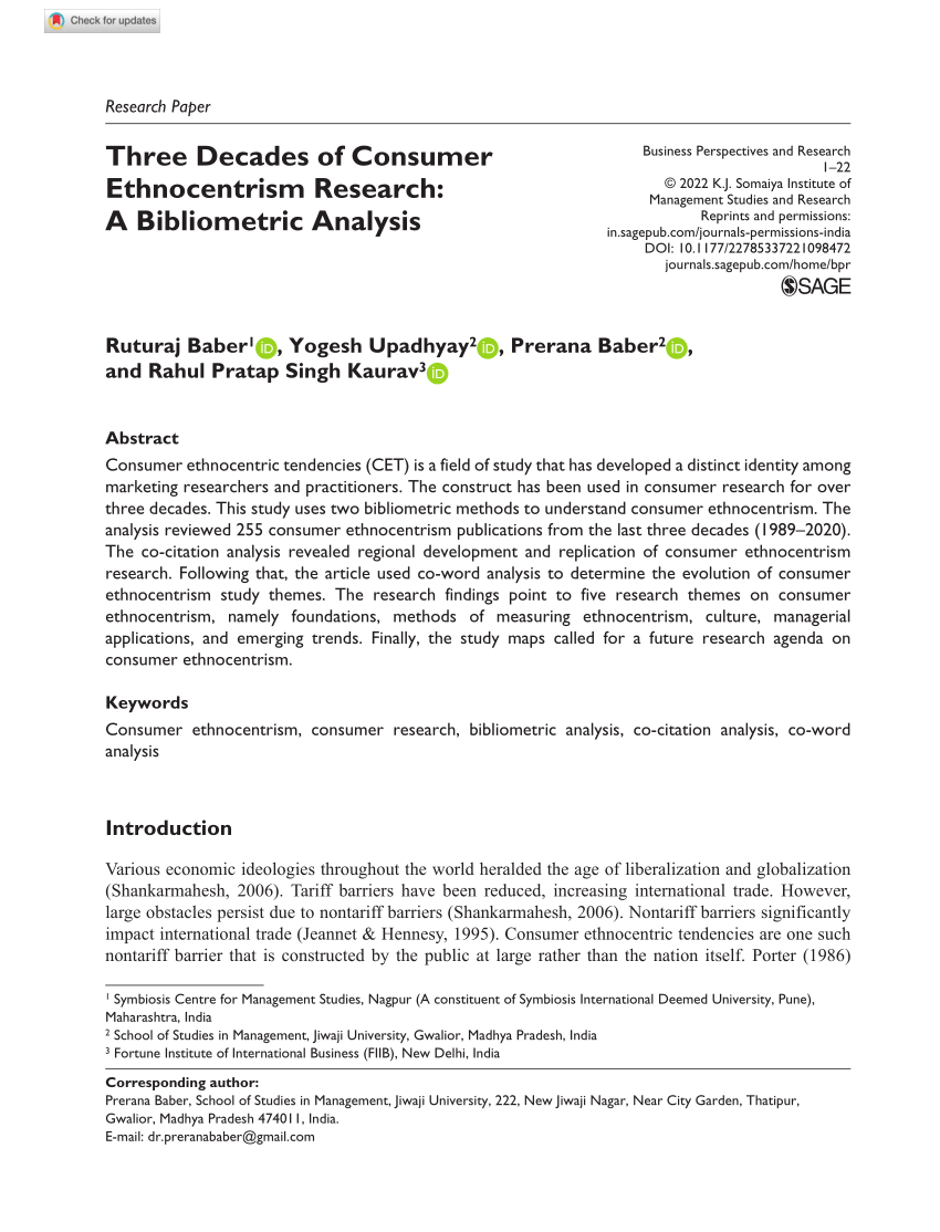 ethnocentrism research articles