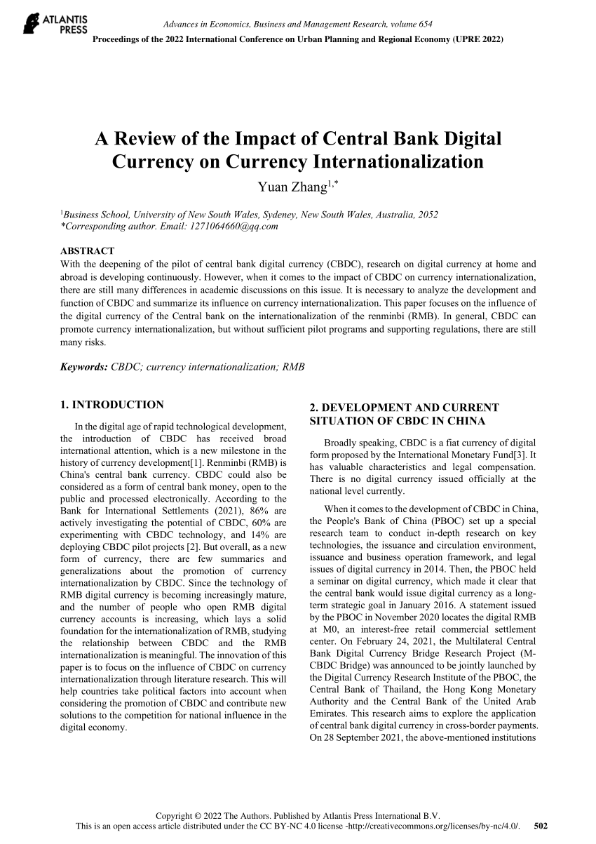 central bank digital currency essay