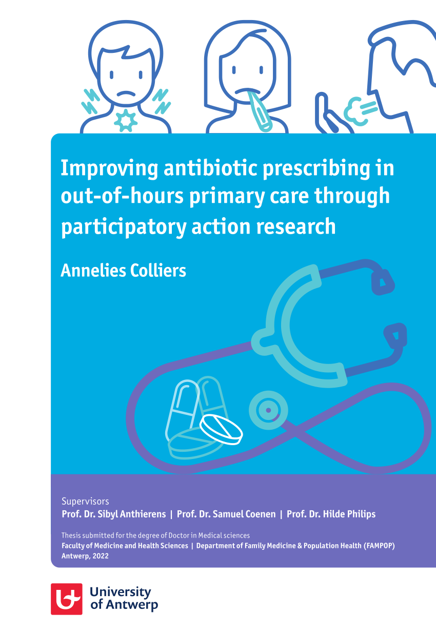 PDF) Improving antibiotic prescribing in out-of-hours primary care through  participatory action research.