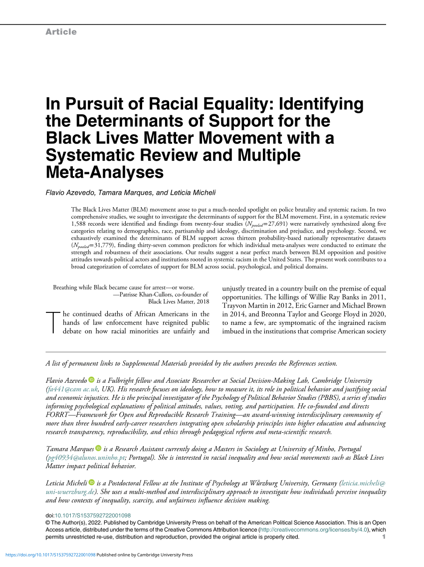 essay on racial equality