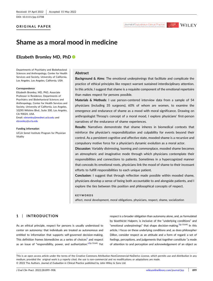 pdf-shame-as-a-moral-mood-in-medicine