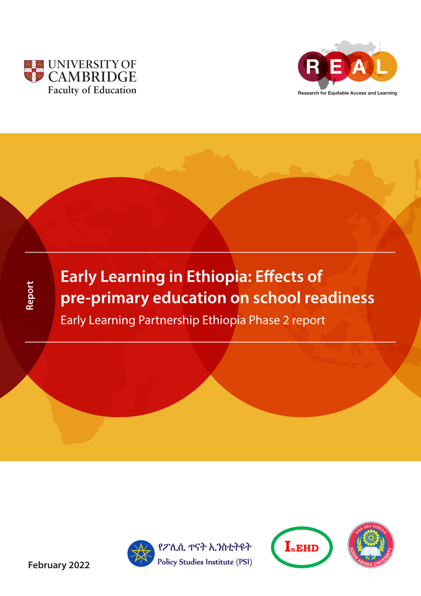 (PDF) Early Learning in Ethiopia: Effects of pre-primary education on ...