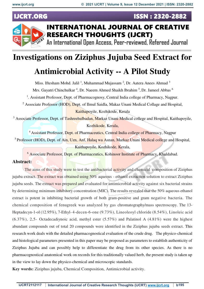 research article on ziziphus jujuba