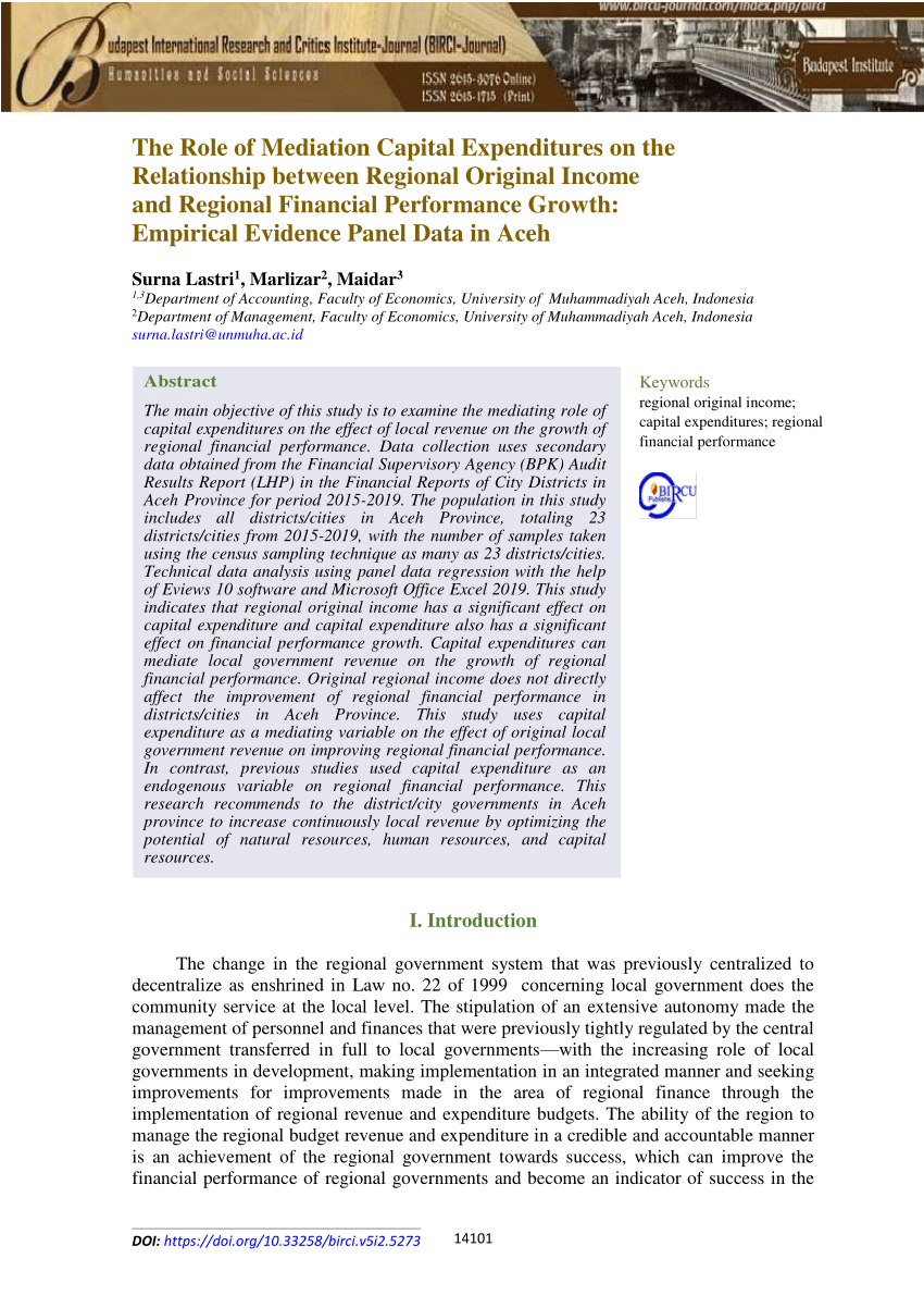 pdf-the-role-of-mediation-capital-expenditures-on-the-relationship