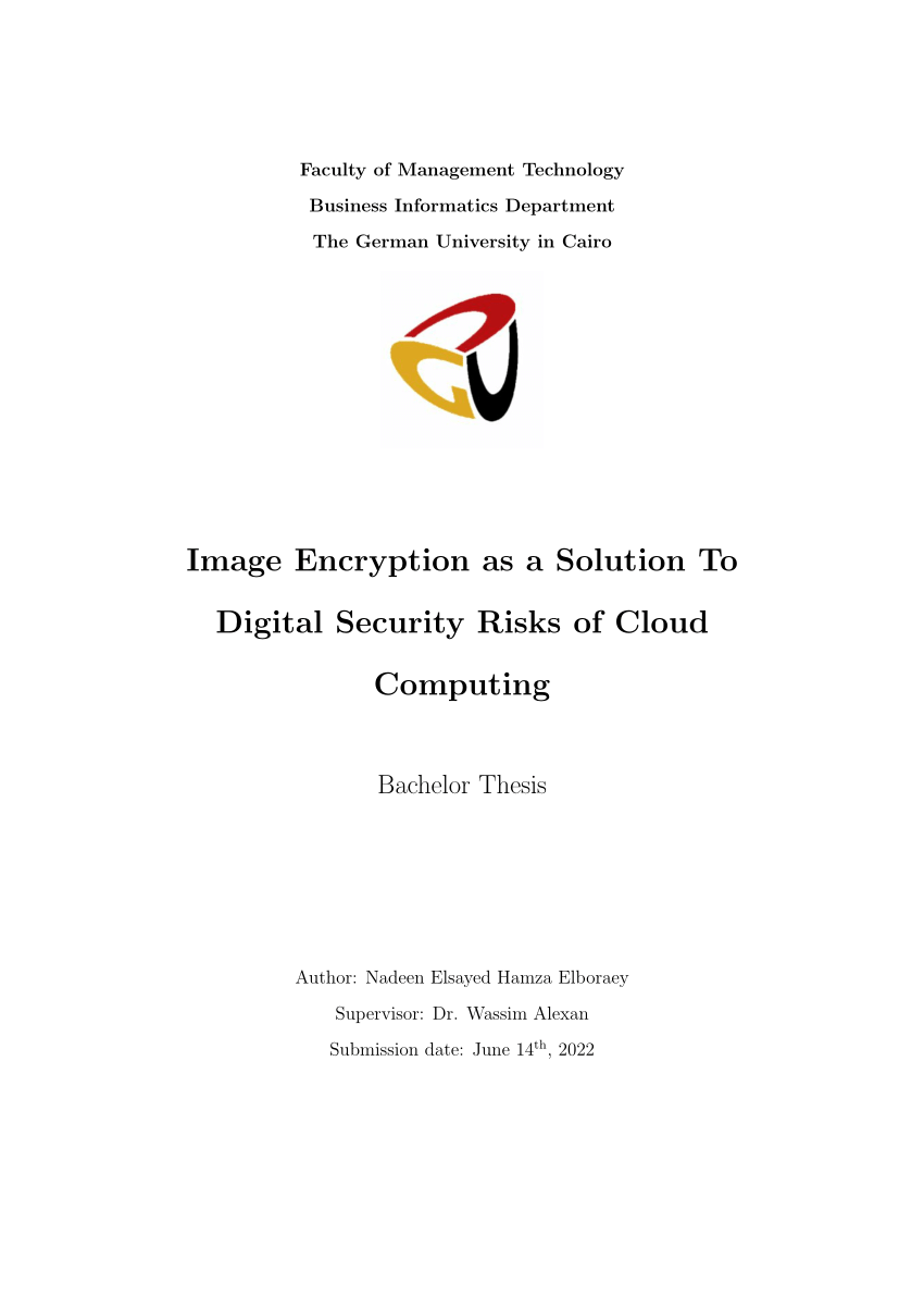 encryption thesis topics
